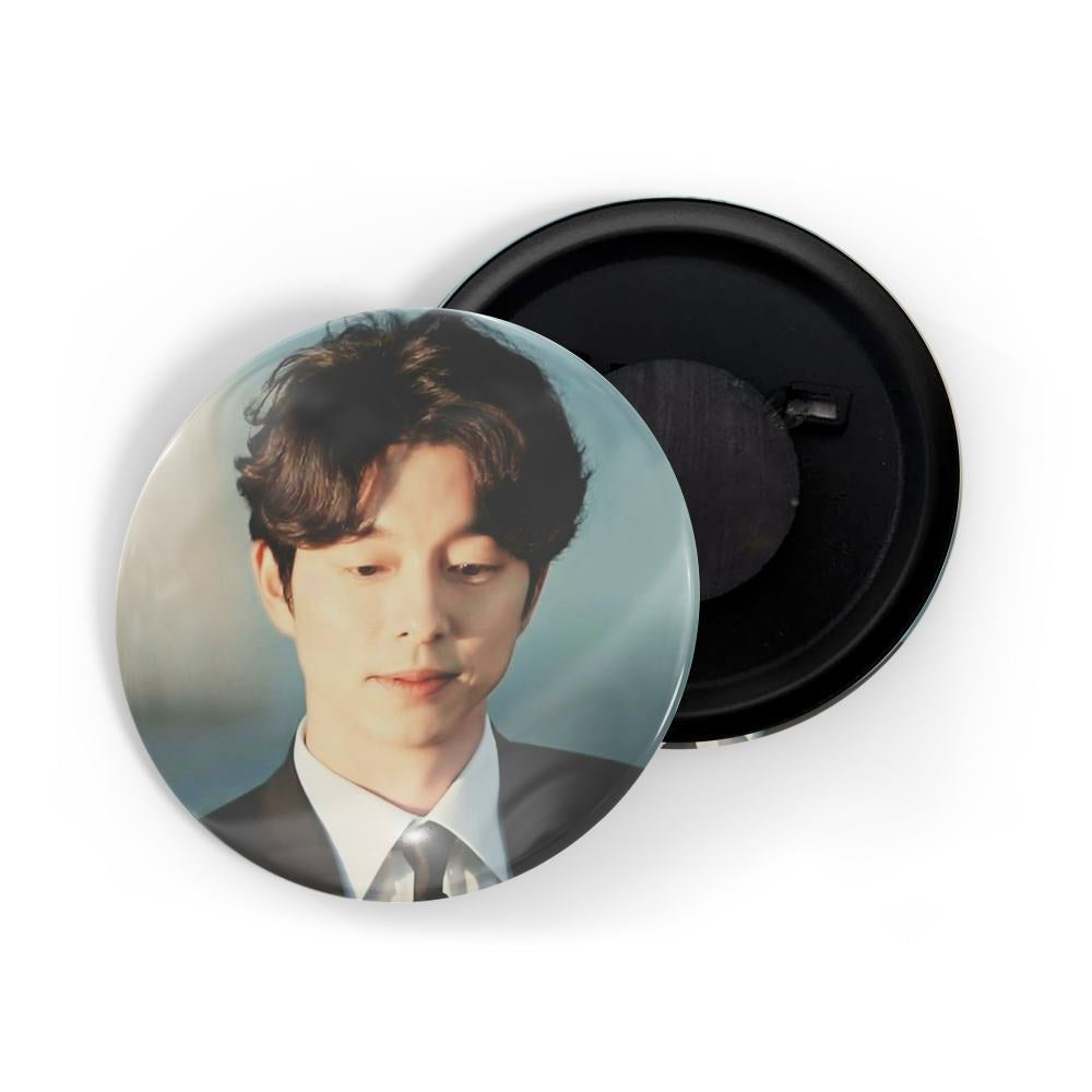 dhcrafts Fridge Magnet K-Drama Korean Actor Multicolour Gong Yoo D7 Glossy Finish Design Pack of 1